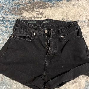 wild fable jean shorts black